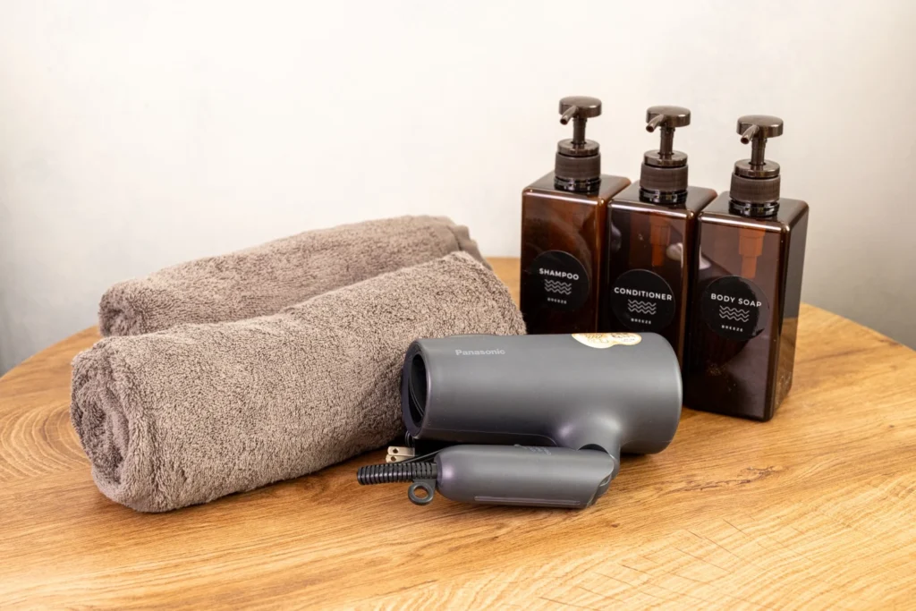 ドライヤー・シャンプー類・タオル